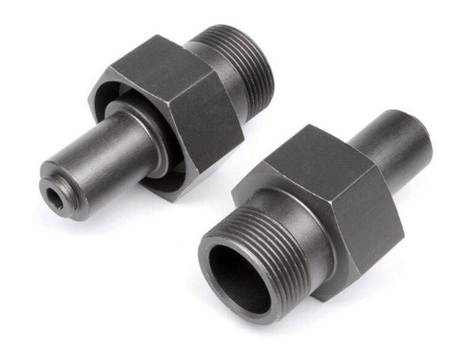 HPI Racing 24mm FRONT HEX HUB (GUNMETAL/2pcs) #102156