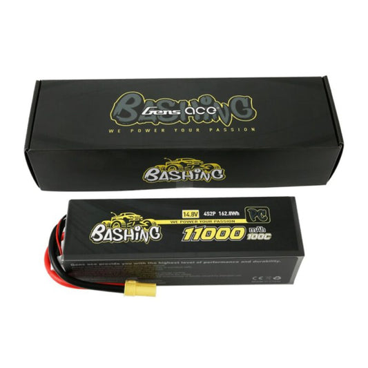 Gens Ace 11000mAh 4S2P 14.8V 100C LiPo Battery