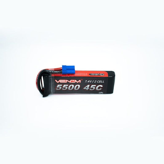 VEN1555	7.4v 5500MAh 45c Lipo Battery