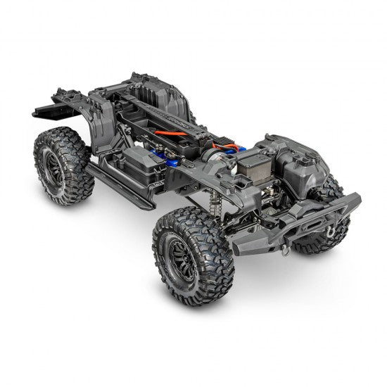 Traxxas TRX-4 1/10 Scale Trail Rock Crawler Truck with Land Rover Defender Body (Silver Version)