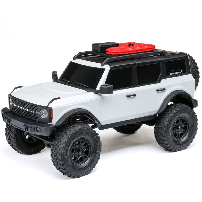 Axial 1/24 SCX24 Ford Bronco 4X4 RTR Brushed Rock Crawler (White)
