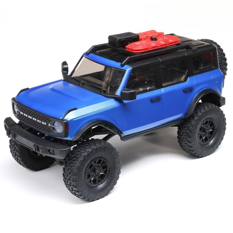 Axial Racing 1/24 SCX24 2021 Ford Bronco 4WD Truck Brushed RTR (Blue)