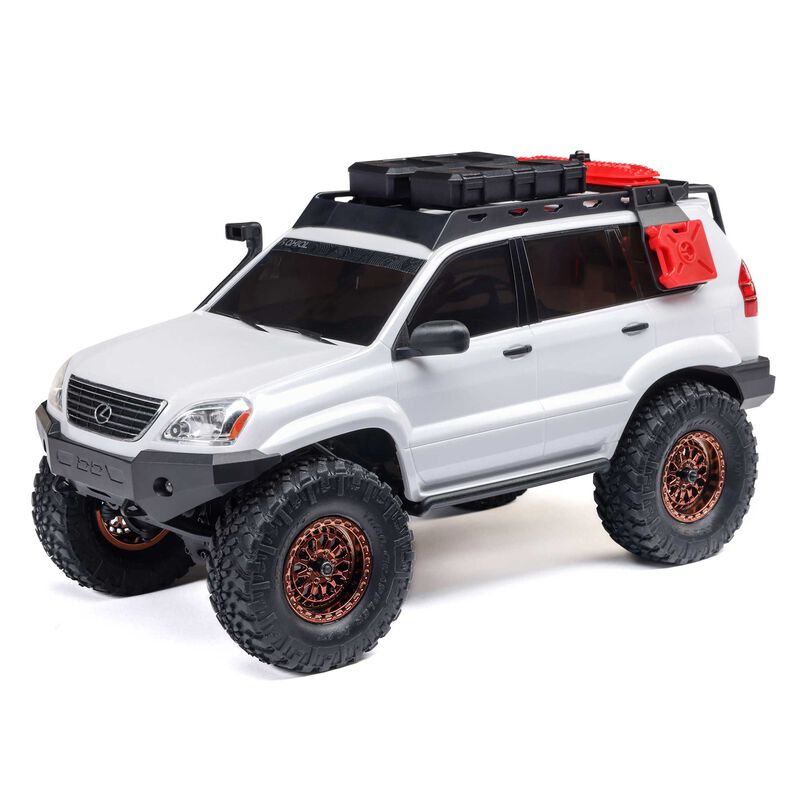 Axial SCX24 Lexus GX 470 1/24 4X4 RTR Brushed Rock Crawler (White)