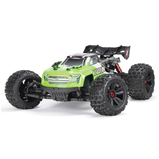 شاحنة ARRMA 1/10 KRATON 4X4 4S V2 BLX Speed Monster Truck RTR، باللون الأخضر