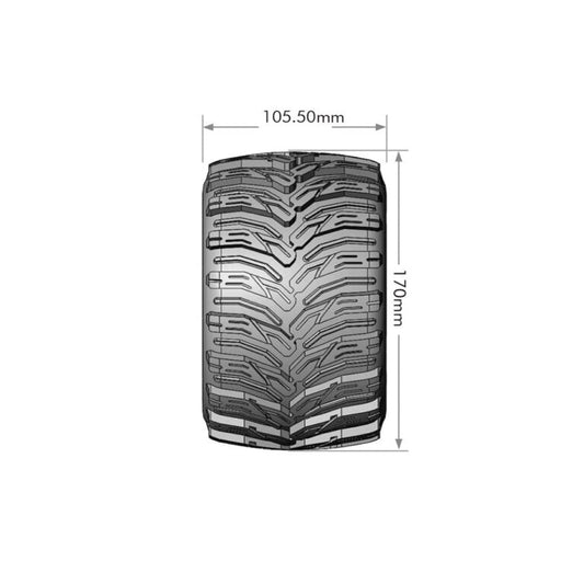 Louise Tires & Wheels MT-CYCLONE Black (MFT) (2)