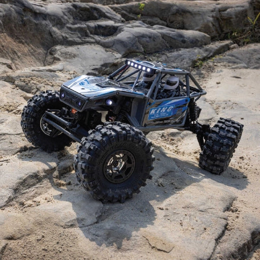 Axial 1/18 UTB18 Capra 4WS 4X4 RTR Brushed Rock Crawler (Blue)