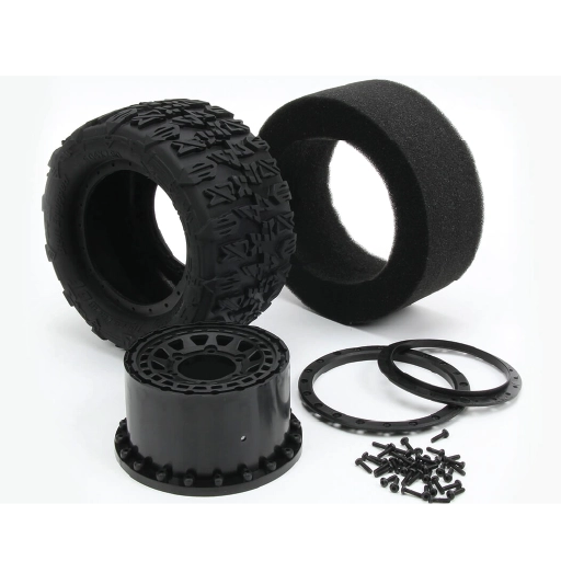 Terraform AllTerrain Belted 1/10th Monster Truck Tires on Array 12/14mm Hex Beadlock