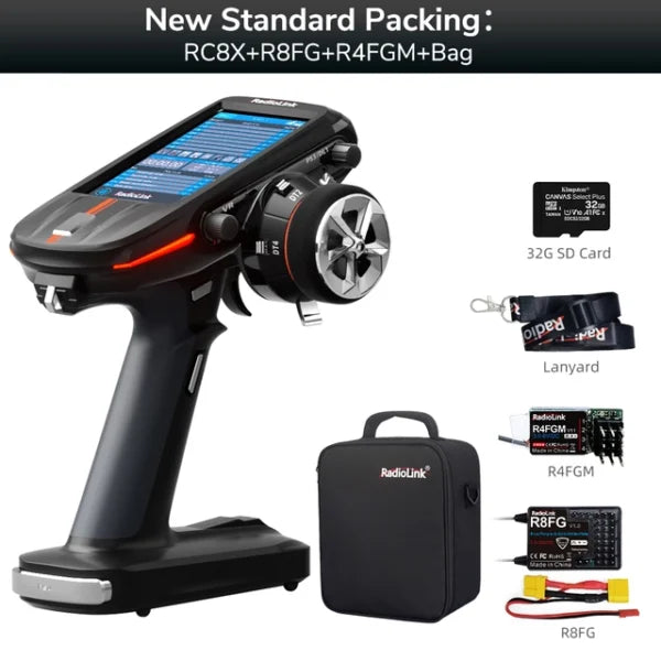 Radiolink RC8X 2.4G 8-Channel Touchscreen RC Transmitter & Receiver Combo