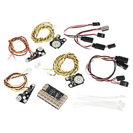 مجموعة مصابيح أمامية وخلفية LED + مجموعة مصابيح IC لمصابيح TRAXXAS Trx4
