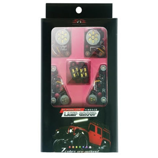 مجموعة مصابيح أمامية وخلفية LED + مجموعة مصابيح IC لمصابيح TRAXXAS Trx4