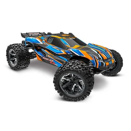 Traxxas 1/10 Rustler 4X4 VXL Brushless Stadium Truck (Orange)