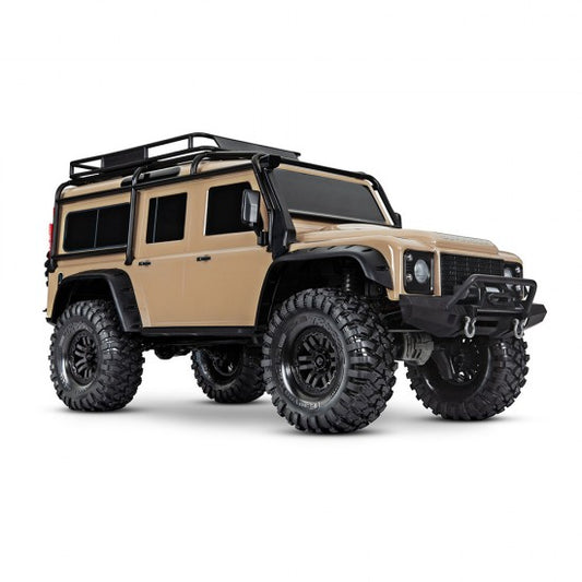 Traxxas TRX-4 1/10 Scale Trail Rock Crawler Truck with Land Rover Defender Body (Sand Version)