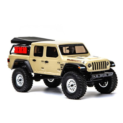 محوري SCX24 جيب JT Gladiator 1/24 4WD RTR (بيج)