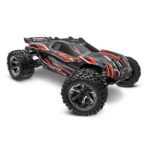 Traxxas 1/10 Rustler 4X4 VXL Brushless Stadium Truck (Red)