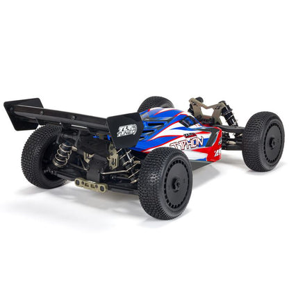 1/8 TLR Tuned TYPHON 6S 4X4 BLX Buggy RTR - أحمر/أزرق