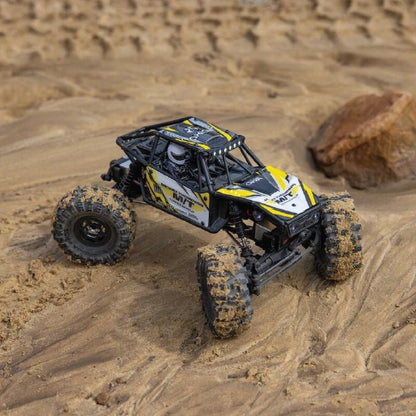 Axial 1/18 UTB18 Capra 4WS 4X4 RTR Brushed Rock Crawler Yellow