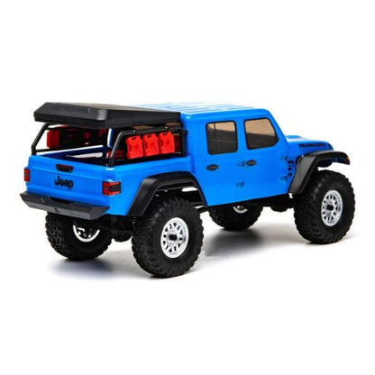 محوري SCX24 Jeep JT Gladiator 1/24 4WD RTR (أزرق)
