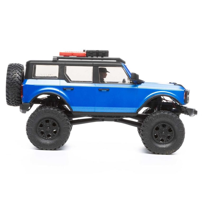 Axial Racing 1/24 SCX24 2021 Ford Bronco 4WD Truck Brushed RTR (Blue)