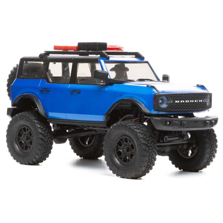 Axial Racing 1/24 SCX24 2021 Ford Bronco 4WD Truck Brushed RTR (Blue)