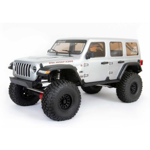 1/6 SCX6 Jeep JLU Wrangler 4WD Crawler RTR: فضي