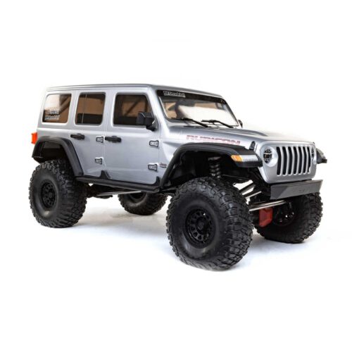 1/6 SCX6 Jeep JLU Wrangler 4WD Crawler RTR: فضي