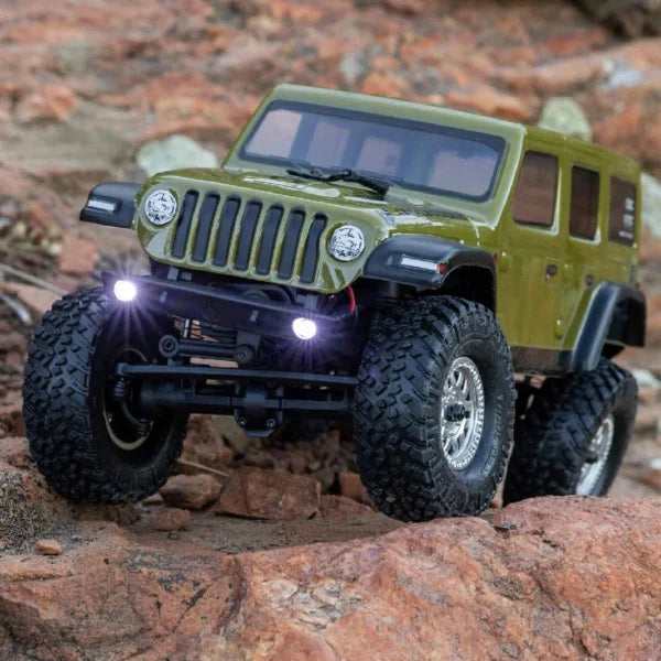 Axial SCX24 2019 Jeep Wrangler JLU CRC 1/24 4WD (أخضر)