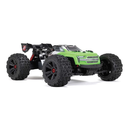 شاحنة ARRMA 1/10 KRATON 4X4 4S V2 BLX Speed Monster Truck RTR، باللون الأخضر