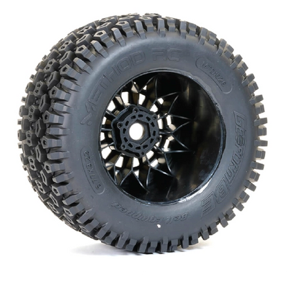 Geoform All-Terrain Belted 1/8th Monster Truck Tires on Array 17mm Hex Wheels (2pcs, Pre-glued)