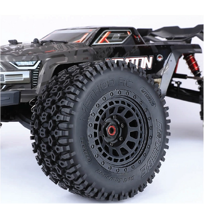 Geoform All-Terrain Belted 1/8th Monster Truck Tires on Array 17mm Hex Wheels (2pcs, Pre-glued)