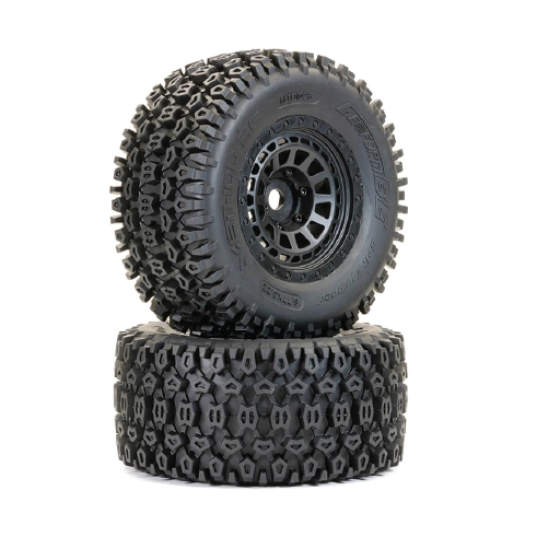 Geoform All-Terrain Belted 1/8th Monster Truck Tires on Array 17mm Hex Wheels (2pcs, Pre-glued)