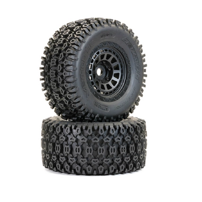 Geoform All-Terrain Belted 1/8th Monster Truck Tires on Array 17mm Hex Wheels (2pcs, Pre-glued)