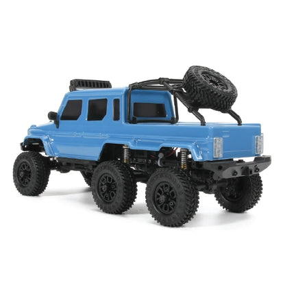 باندا هوبي 1/24 تيترا 24×3 بورتال إيديشن V2، مقياس 6×6 RTR - زاحف صغير - أزرق