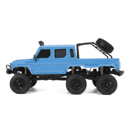باندا هوبي 1/24 تيترا 24×3 بورتال إيديشن V2، مقياس 6×6 RTR - زاحف صغير - أزرق