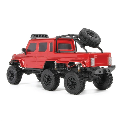 باندا هوبي 1/24 تيترا 24×3 بورتال إيديشن V2، مقياس 6×6 RTR، زاحفة صغيرة، أحمر