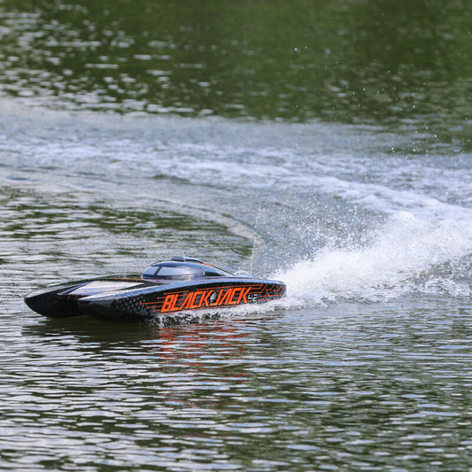 Pro Boat Blackjack™ 42″ 8S Brushless RC Catamaran – Black