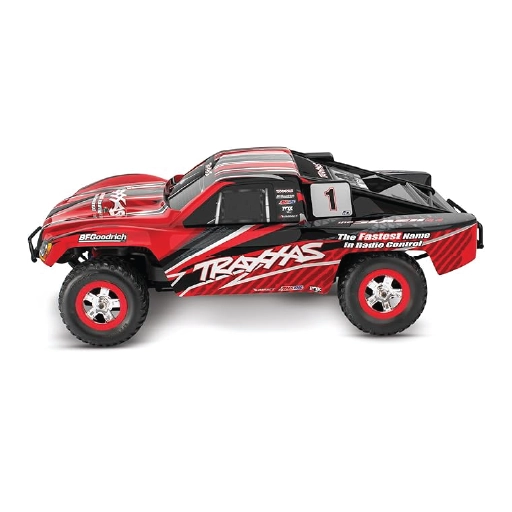 شاحنة Traxxas Slash 4x4 1/16 4WD RTR قصيرة المدى باللون الأحمر