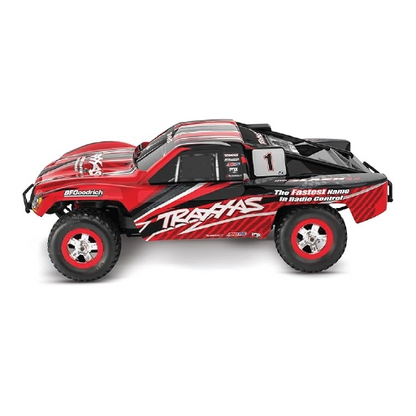 شاحنة Traxxas Slash 4x4 1/16 4WD RTR قصيرة المدى باللون الأحمر