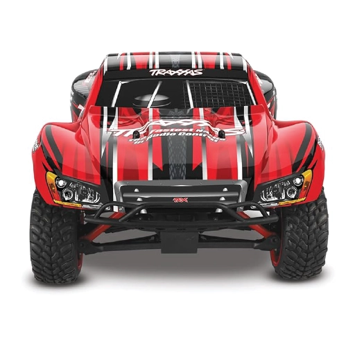 شاحنة Traxxas Slash 4x4 1/16 4WD RTR قصيرة المدى باللون الأحمر