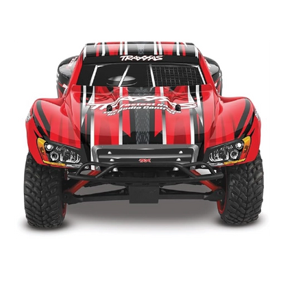 شاحنة Traxxas Slash 4x4 1/16 4WD RTR قصيرة المدى باللون الأحمر
