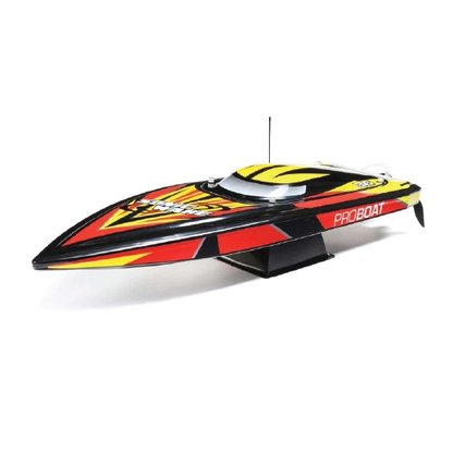 Sonicwake V2 36″ Self-Righting Brushless Deep-V RTR RC Boat, Black