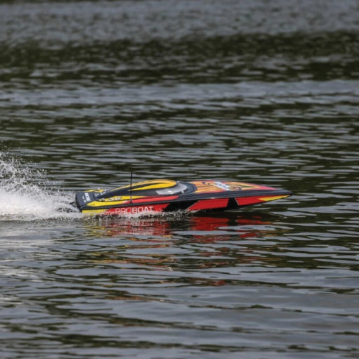 Sonicwake V2 36″ Self-Righting Brushless Deep-V RTR RC Boat, Black