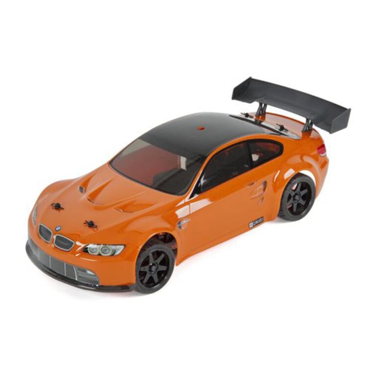 سيارة HPI Racing Sprint 2 Flux RTR بمقياس 1/10 مع هيكل BMW M3 GTS (برتقالي)