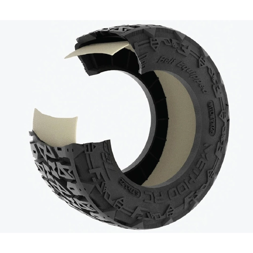 Terraform All-Terrain Belted 1/8th Monster Truck Tires on Array 17mm Hex Wheels (2pcs glued)