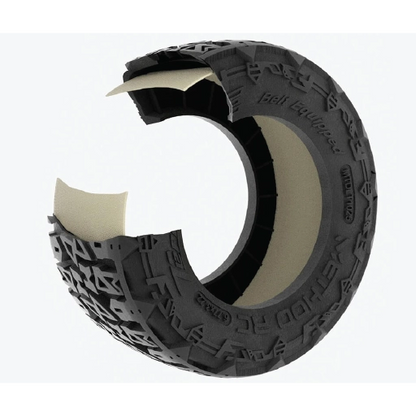 Terraform All-Terrain Belted 1/8th Monster Truck Tires on Array 17mm Hex Wheels (2pcs glued)