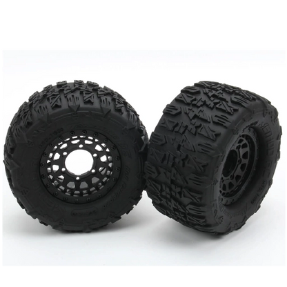 Terraform AllTerrain Belted 1/10th Monster Truck Tires on Array 12/14mm Hex Beadlock