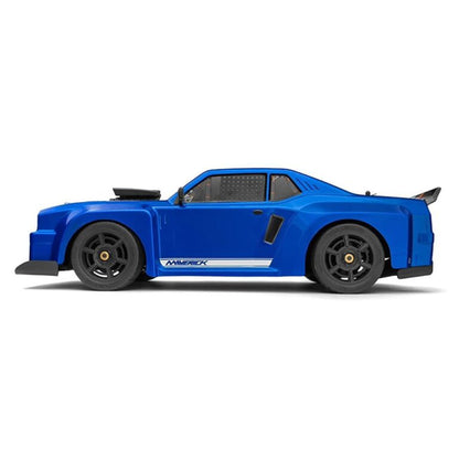سيارة HPI Racing Maverick QuantumR Flux 4S 1/8 4WD Muscle Car - زرقاء