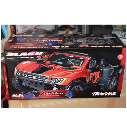 Traxxas Slash 4×4 BL-2S RTR FOX Edition #68154-4-FOX