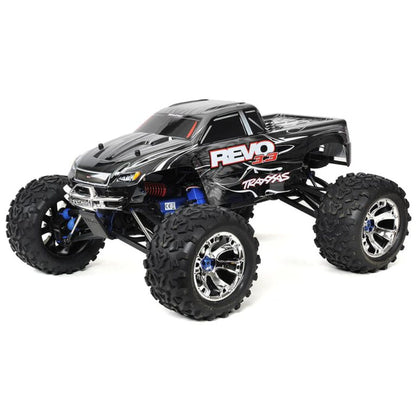 شاحنة تراكساس ريفو 3.3 4WD RTR Nitro Monster Truck مع TQi (فضي)